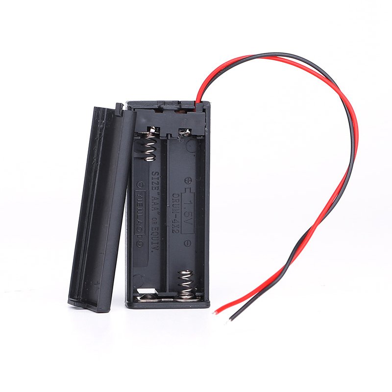 ABS Plastic DIY AA/AAA Battery Holder Case Box with ON/OFF Switch and Cover 12V Voltage Battery Accessories