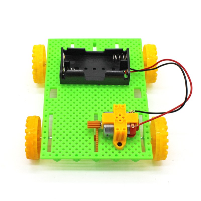 DIY Assembly Gear Car Trolley Stem Toys Puzzle School Science Experiment Kits Toy Stem Kit science engineering toys For Kids