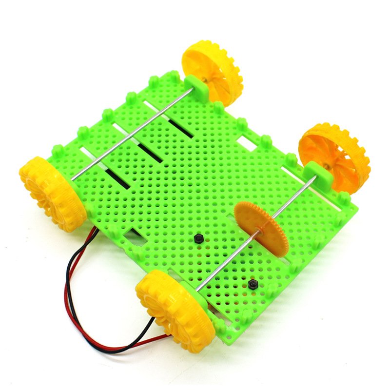 DIY Assembly Gear Car Trolley Stem Toys Puzzle School Science Experiment Kits Toy Stem Kit science engineering toys For Kids