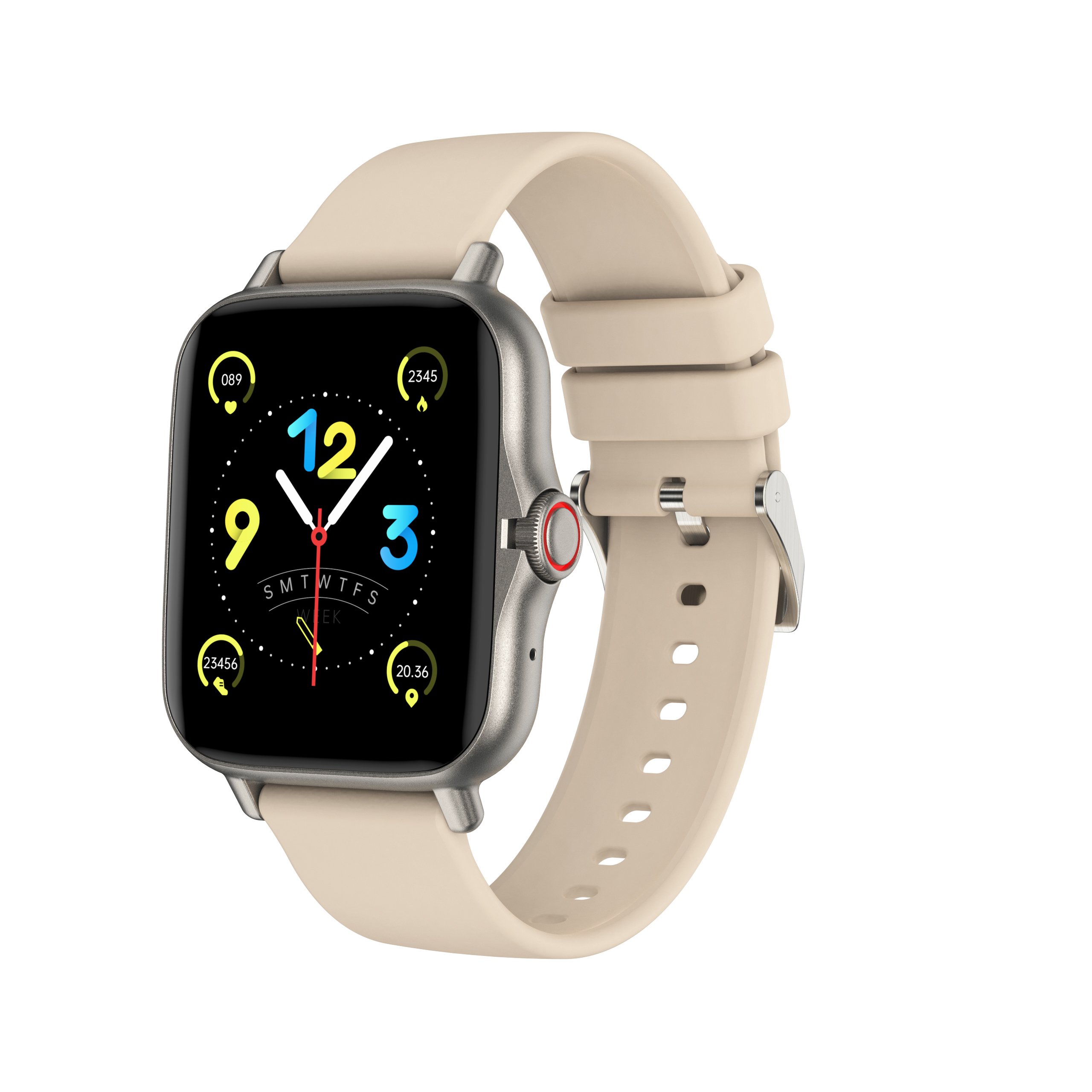 Specially Recommended Sport Smart Watch C26 PRO Multiple Watch Straps Heart Rate Fitness Tracker Square Low Price Smart Watch