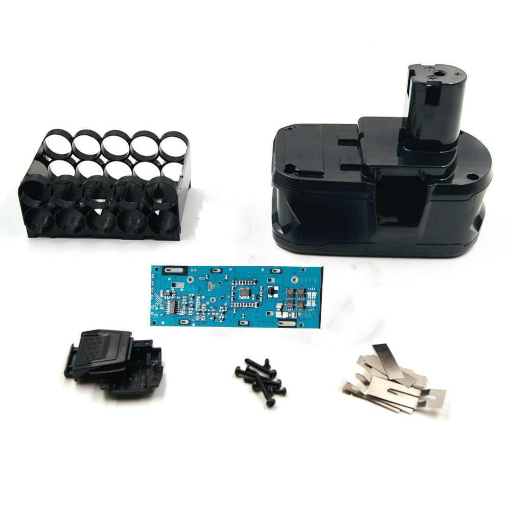 Case for Ryobis 18V Battery P100 P101 ABP1801 ABP1803 BPP1820 3.8Ah 18V 4.8Ah