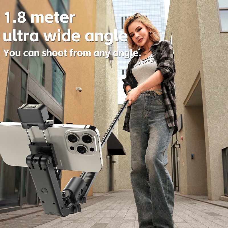 A101 mobile accessories selfie stick wireless remote fill light Extendable Floor Auto Face Tracking AI Intelligent Follow-up
