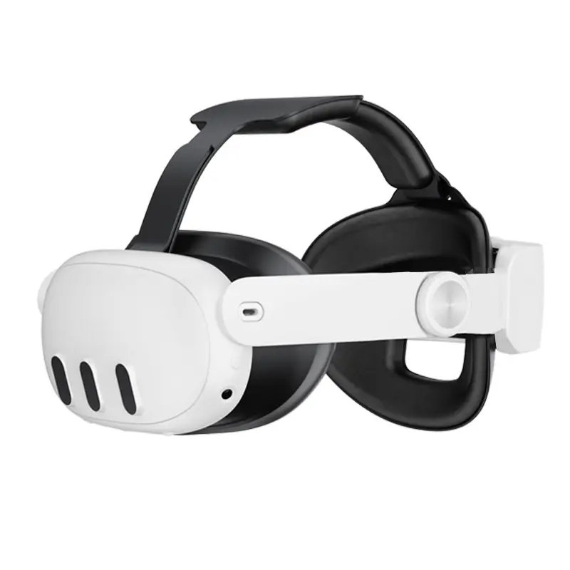 Elite Head Strap Comfortable Sponge Headwear Charging Headset with Built-in 6000mAH Batteries for Meta Quest 3 VR Accessories