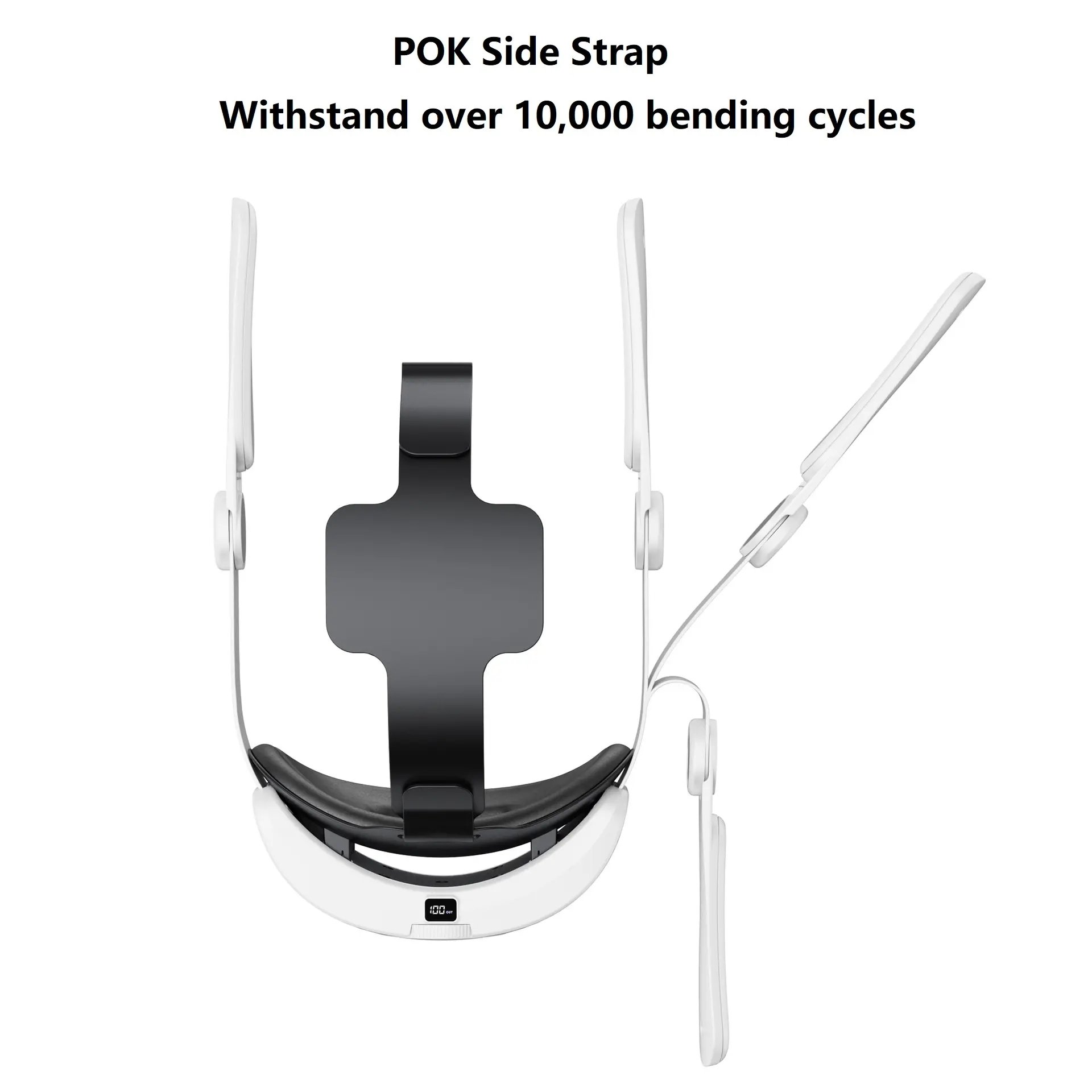 Elite Head Strap Comfortable Sponge Headwear Charging Headset with Built-in 6000mAH Batteries for Meta Quest 3 VR Accessories