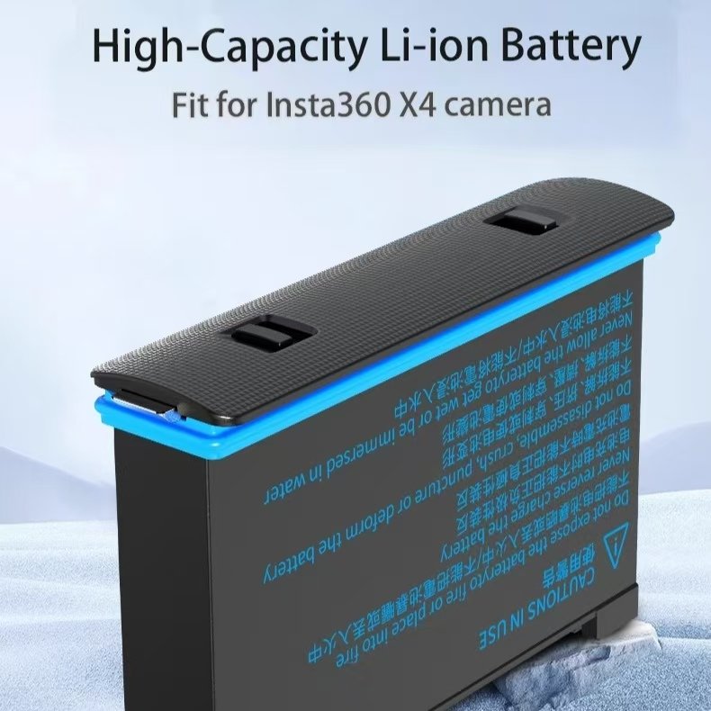 Fast Charger Hub For Insta360 X4 battery High Capacity Action camera 2290mAh Batteries Insta 360 ONE X 4 Power Accessories