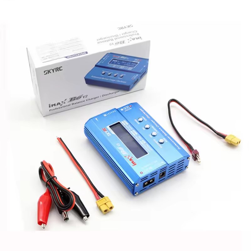 SKYRC iMAX B6 V2 XT60 RC Charger FPV Parts Smart Balance 60W 6A 4.35V Battery Resistance Meter DC/DC Converter Lipo Material 10A