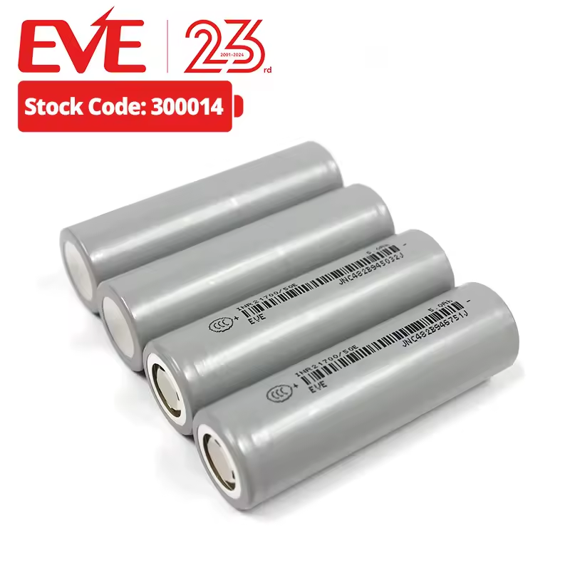 EVE 21700 Battery 5000mAh 1000 times 3.6V 21700 Lithium-ion 50E Portable Power Station Drones 21700 50E Lithium battery