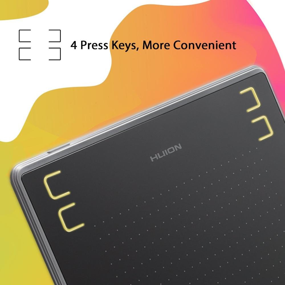 Manufacturer price black color other computer accessories battery-free stylus H430P HUION graphic digital tablet