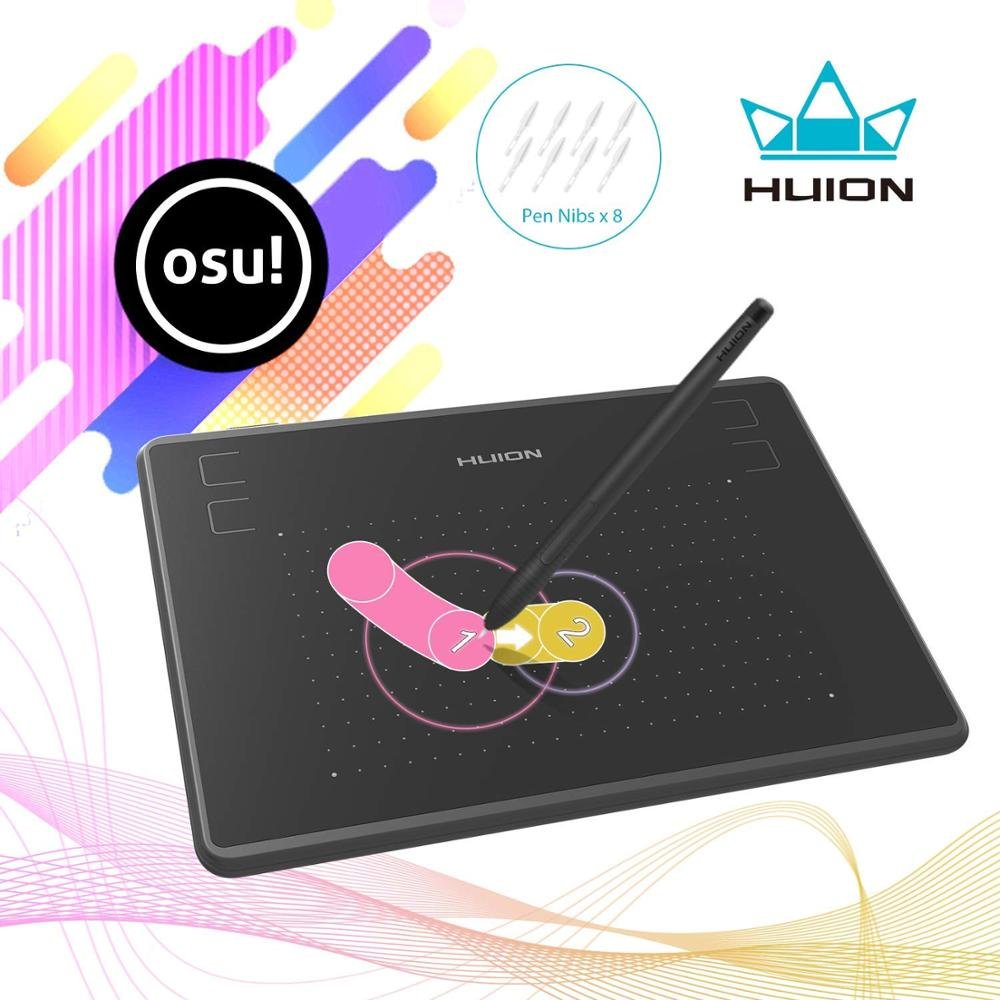Manufacturer price black color other computer accessories battery-free stylus H430P HUION graphic digital tablet