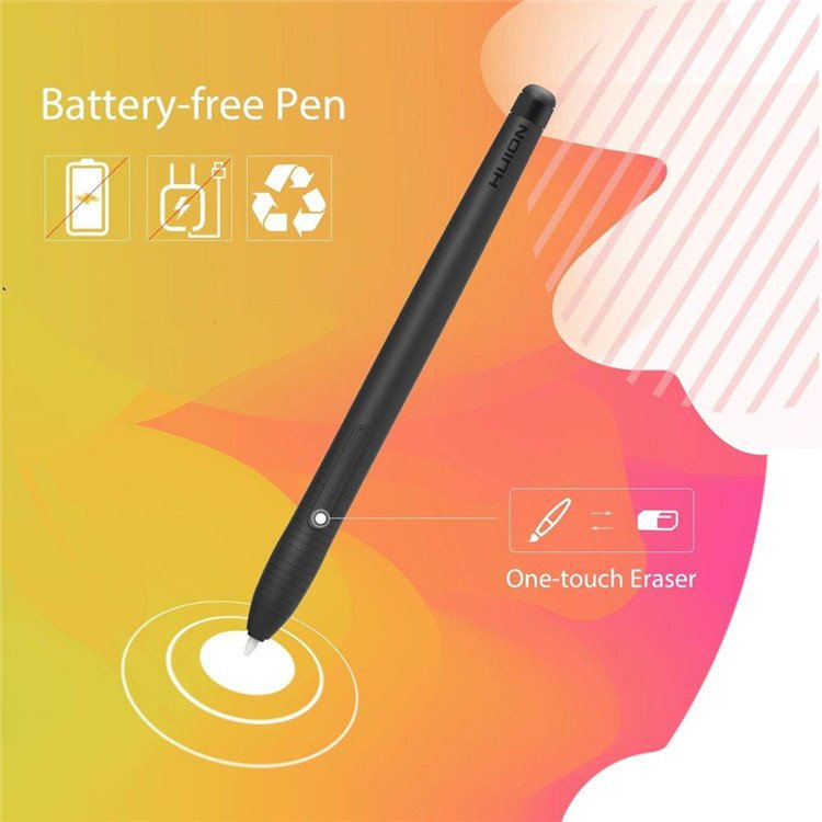 Manufacturer price black color other computer accessories battery-free stylus H430P HUION graphic digital tablet