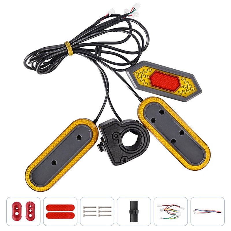 Superbsail Elecpow Bicycle Burglar Alarm Taillight IP65 USB Charge Scooter Bike Rear Lamp Turn Signal Warning Auto Brake Light