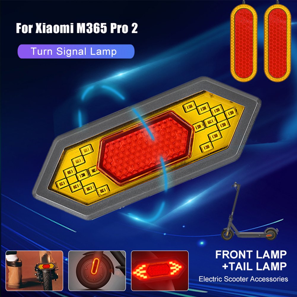 Superbsail Elecpow Bicycle Burglar Alarm Taillight IP65 USB Charge Scooter Bike Rear Lamp Turn Signal Warning Auto Brake Light