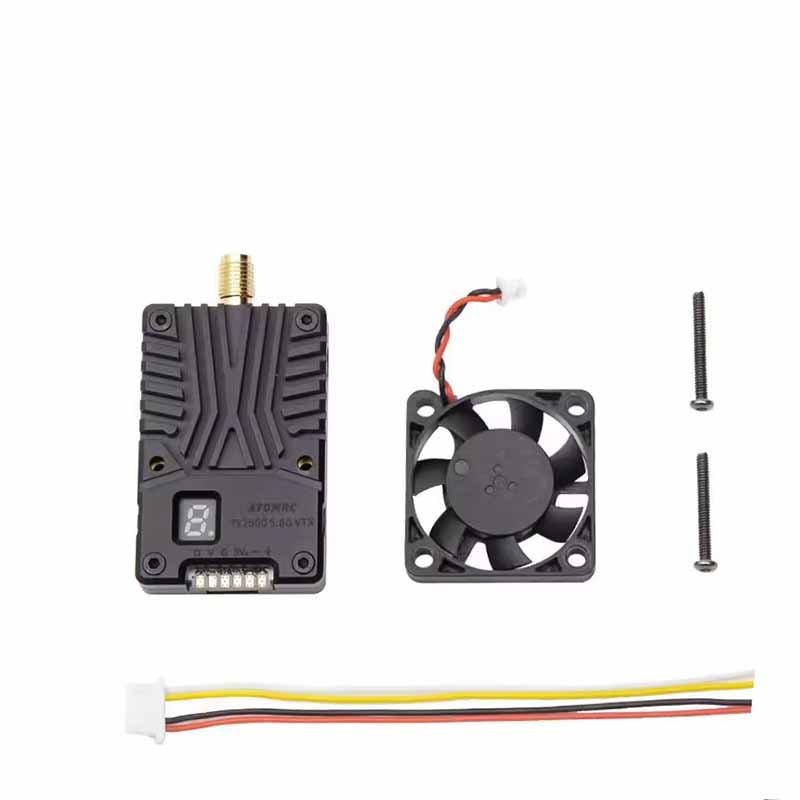 For Skyzone ATOMRC TX2500 5.8G VTX 2.5W image transmission External heat dissipation High power 48CH RC FPV Drone kit