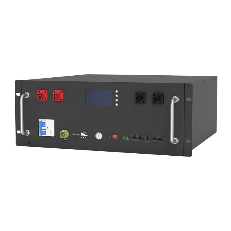 Rack mounted Solar Accessories 5Kwh Energy Storage Battery LiFePO4 51.2V 100Ah Stackable Lithium Battery
