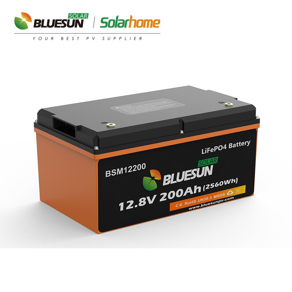 Bluesun Free Maintenance 12V 100Ah Lithium Battery 12V 120Ah 150Ah 200Ah Solar Battery Box