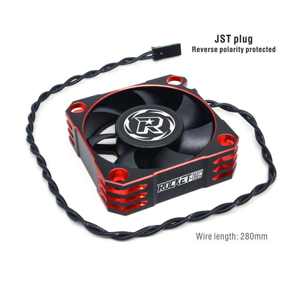 SURPASS Rocket-RC 50mm 32000RPM Aluminum Cooling Fan Metal Cover Fan RC Parts Accessories for Traxxas Slash Arrma RC