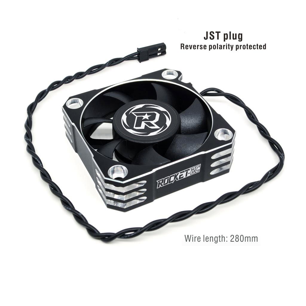 SURPASS Rocket-RC 50mm 32000RPM Aluminum Cooling Fan Metal Cover Fan RC Parts Accessories for Traxxas Slash Arrma RC