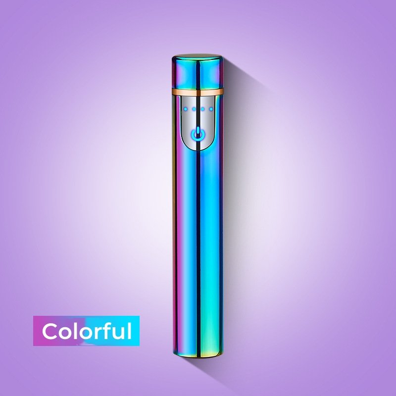 Mini Rechargeable Inductive Lighter For Smoking Accessories Windproof Tungsten Wire Battery Power Metal Lighter USB changing