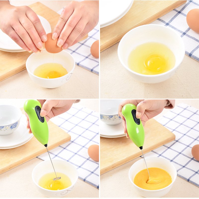 Top selling mini portable Coffee Latte Cappuccino Mixer Milk Frother Automatic Electric Stirring Egg Tool