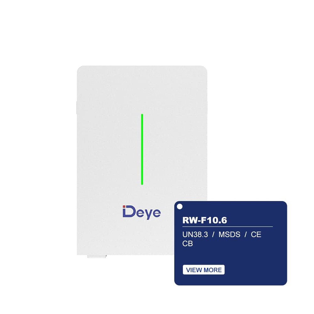 Deye Residential 51.2V 200ah household energy storage Wall-Mounted LFP POWER WALL Lithium ion Battery 10kWh
