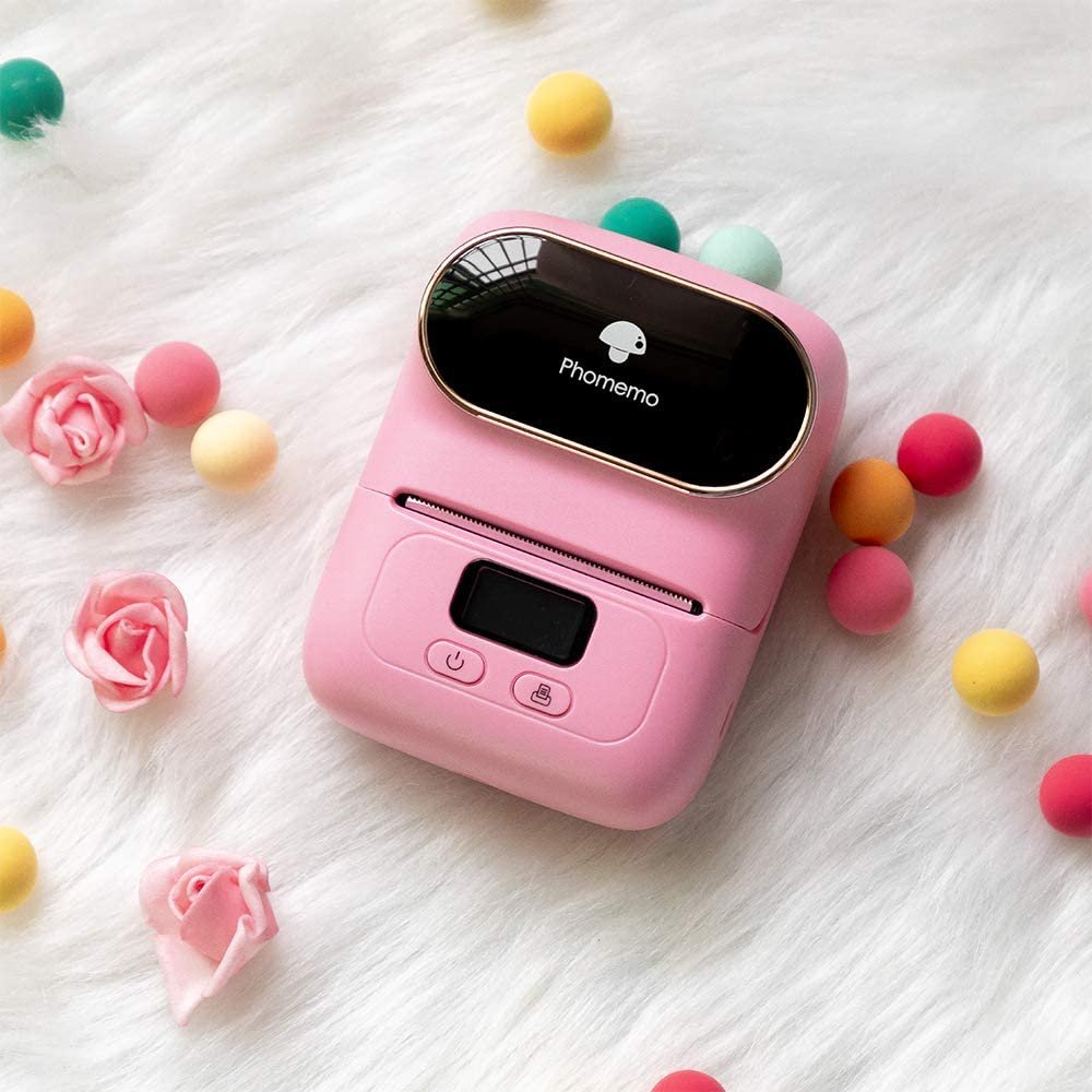 Phomemo M110 Label Maker Portable Mini Blue tooth Thermal Label Printer Apply to Labeling Android iOS Mini Printer