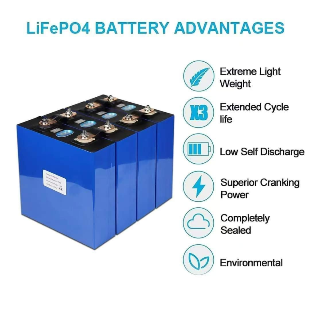 6000 Cycles Lifepo4 Prismatic 50 Ah Prismatic Batterie Lfp Cells 3.2v Lithium 50Ah 100ah 30ah 3.2V Lifepo4 Cell 50Ah Battery