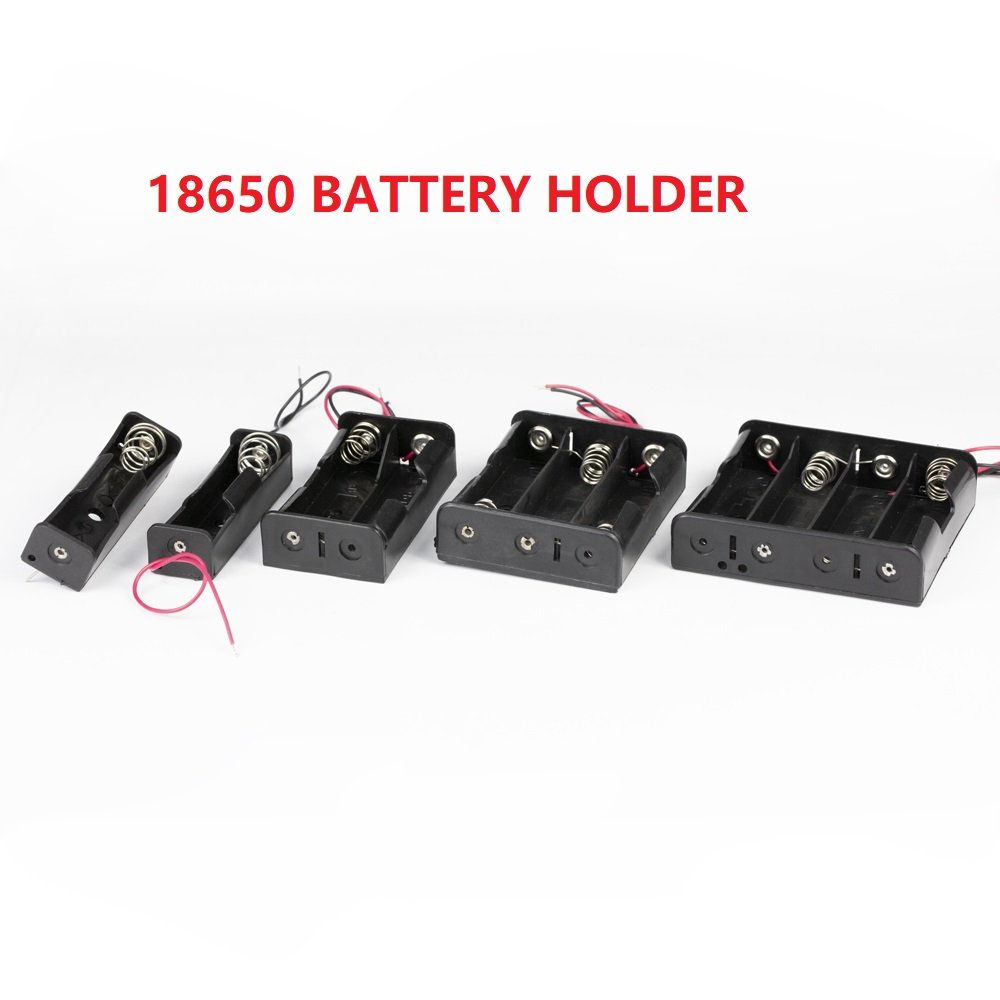 1 cell battery case 3.7v 18650 battery holder