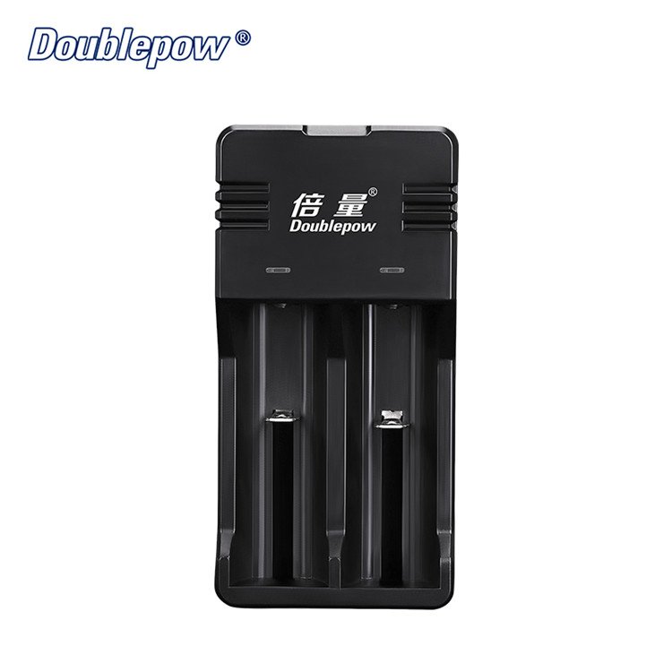 Universal 2-Slot USB Fast Charger 3.7v Lithium-ion Battery Adapter 18650 8650 10440 14500 16340 17650 18500 Battery Accessories