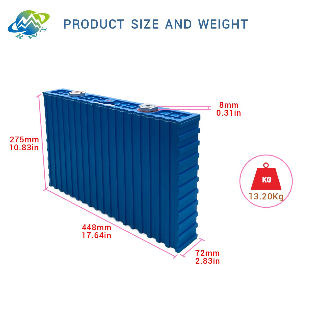 RWT 12v 400ah Lead Acid Battery 200ah Storage For Crane Lithium Solar Battery 48v 400ah Lifepo4 Battery 3.2v 400ah