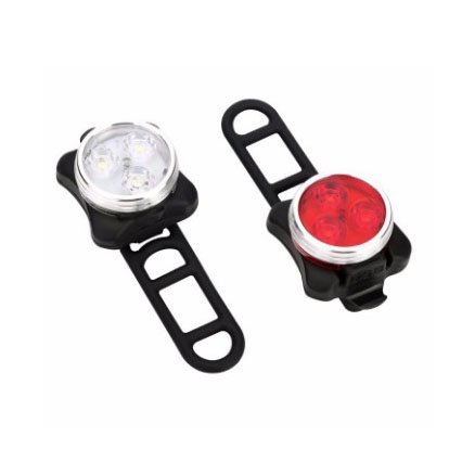 Led Bicycle Flashlight Night Warm Light USB Charging Mountain Race Rode Bike Accessories Bike led Lights Set