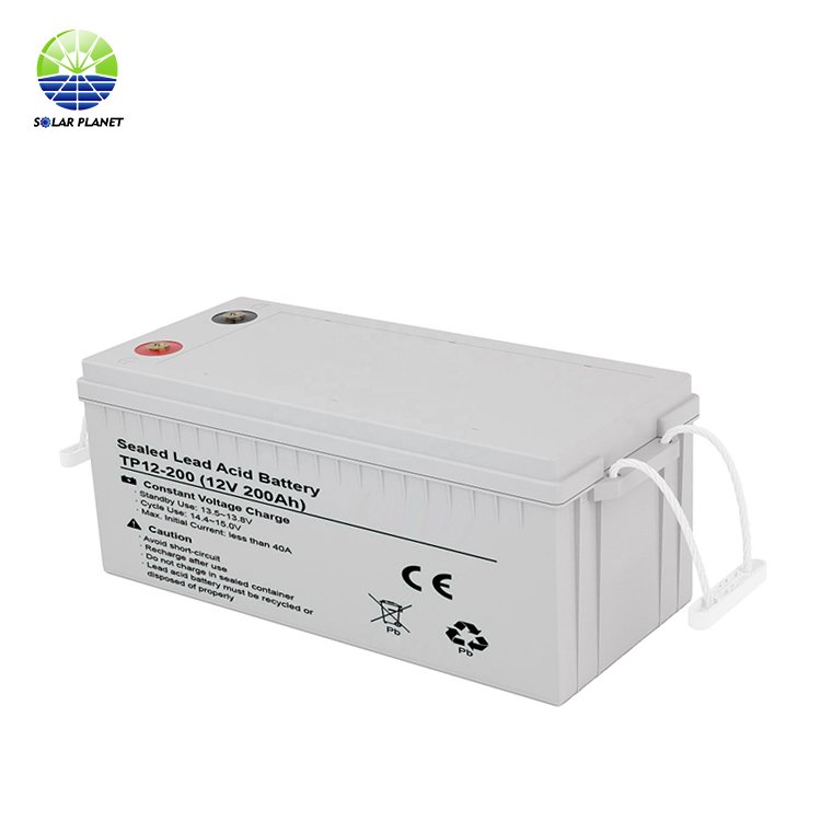 Solar Planet Manufacturer 12V 100Ah 150Ah 200Ah 250Ah Solar Storage Power Gel Battery For Sale