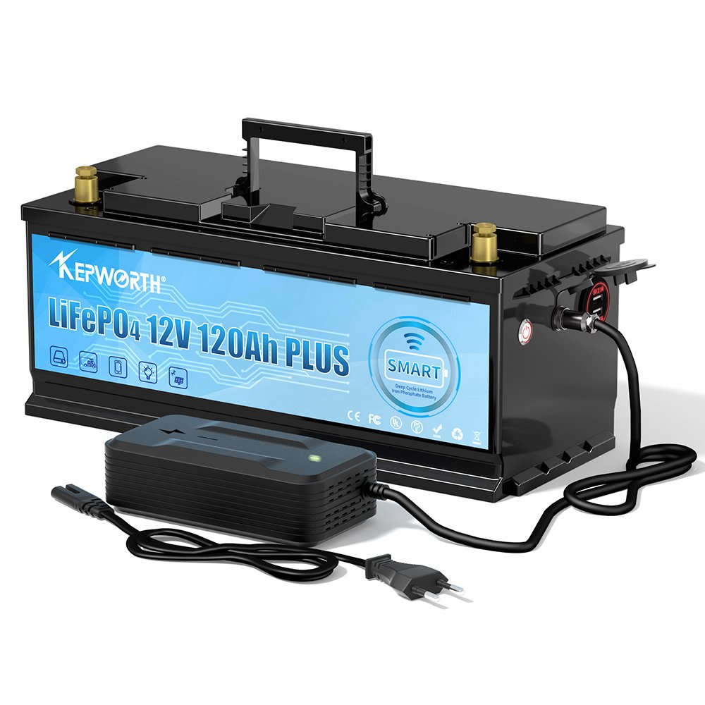 EU Ukraine Stock Solar Energy Storage Systems Lifepo4 12v 100ah Lithium Ion Battery 12v Lifepo4 120AH Battery with Bluetooth
