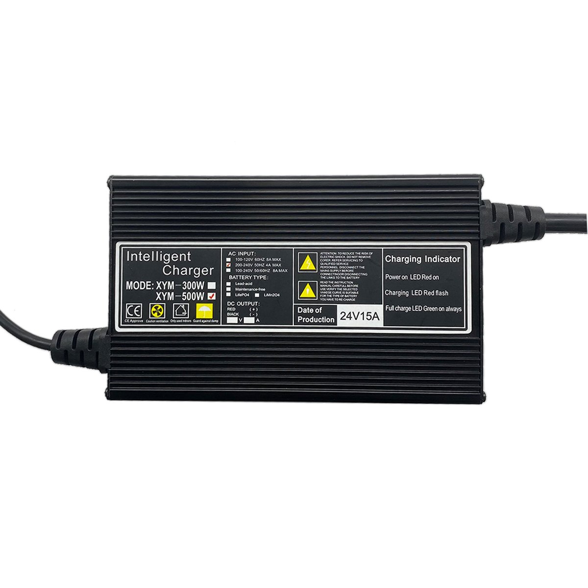 200AH Lithium Ion LiFePO4 Lead Acid Battery Charger Automatic 20A 15A battery Charger 12V 24V