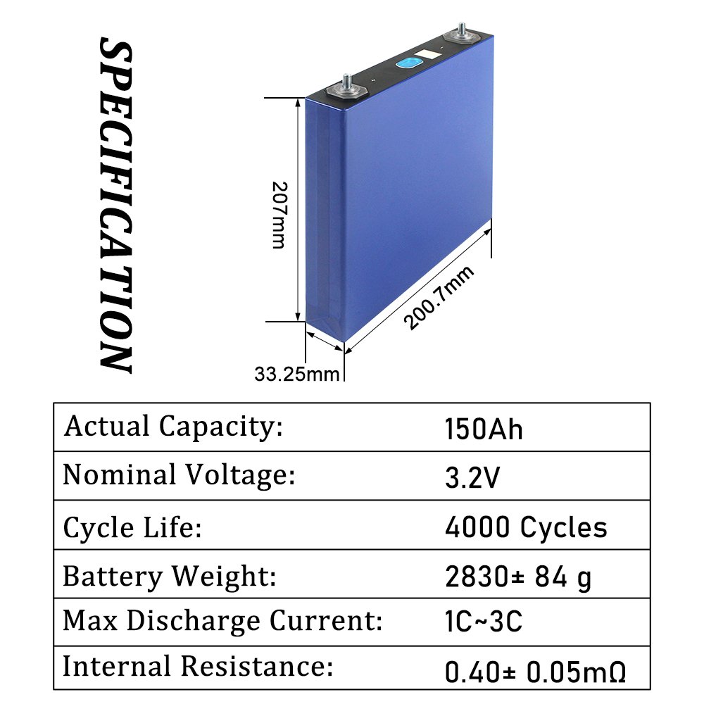 Brand New EVE LF150 150Ah 3.2V 150ah lifepo4 battery 3.2V Lithium ion Lifepo4 Battery Grade A Prismatic Cell For solar system