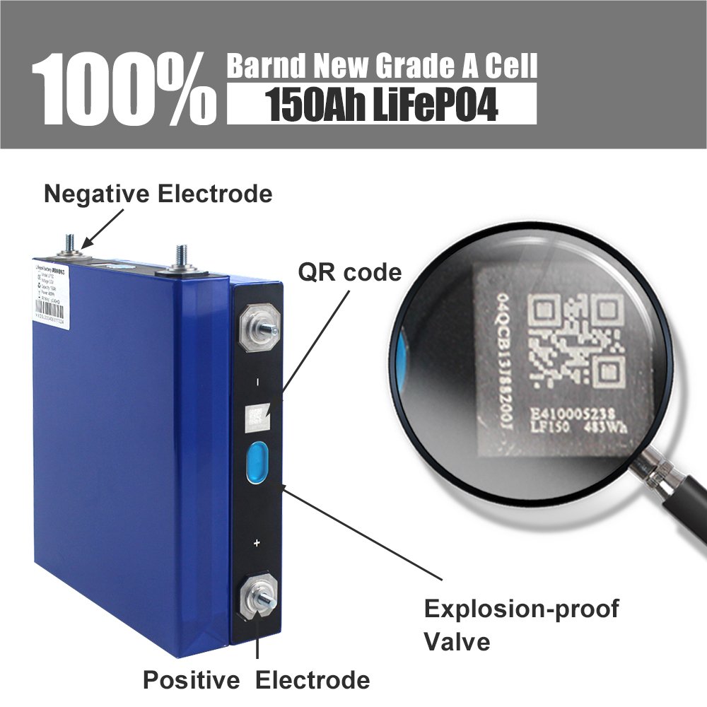 Brand New EVE LF150 150Ah 3.2V 150ah lifepo4 battery 3.2V Lithium ion Lifepo4 Battery Grade A Prismatic Cell For solar system