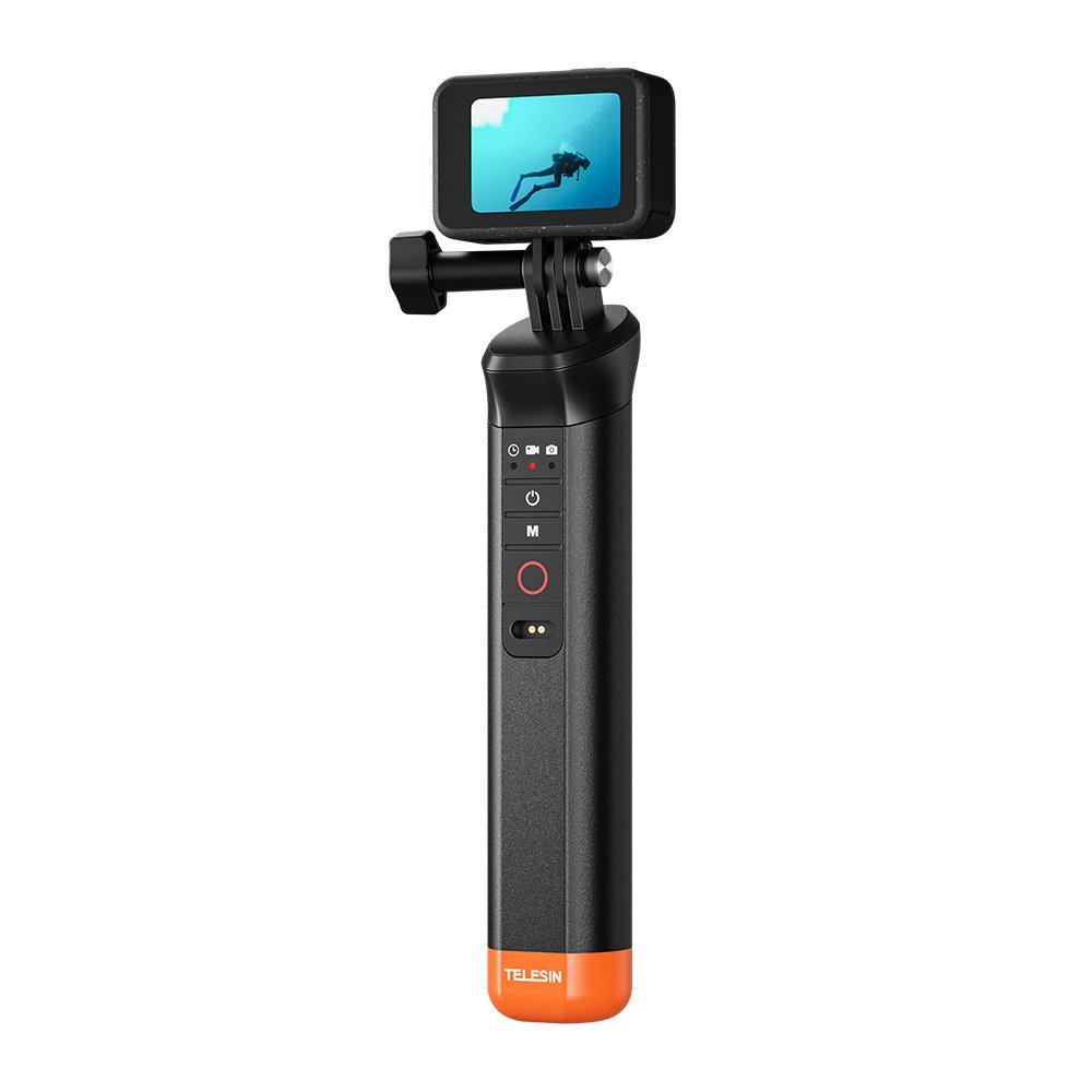 TELESIN action camera accessories for Go Pro 12/11/10/9 portable underwater with Remote Control Floating Hand Grip mount