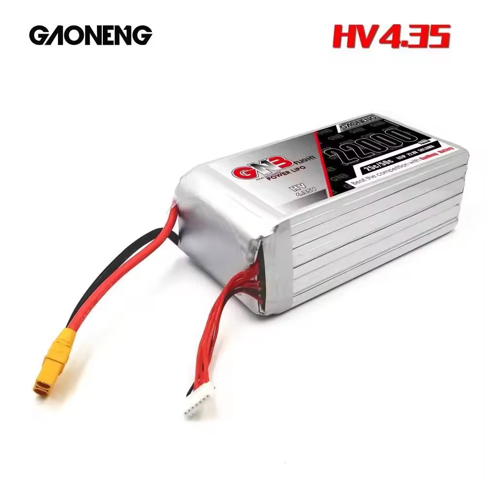 High Voltage 22000mah 6S 22.2V 25C 50C HV LiHV XT90 XT150 25C 50C Brushless LiPo Battery Drone UAV FPV Accessories