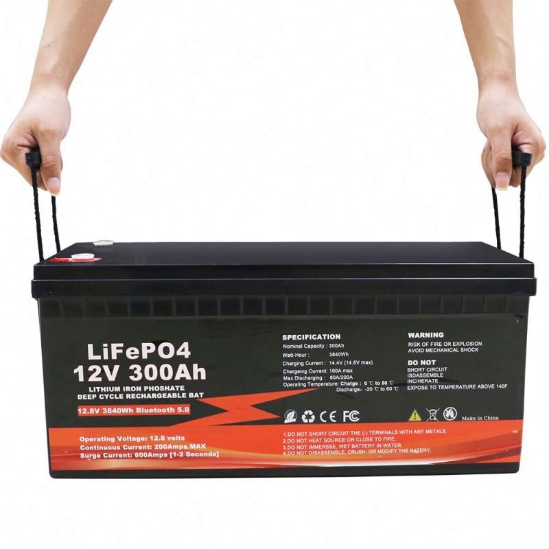 12.8V LifePo4 Energy Storage Battery 50Ah-400Ah Lithium Iron Phosphate Cells with BMS High Capacity 100Ah 200Ah 300Ah 400Ah