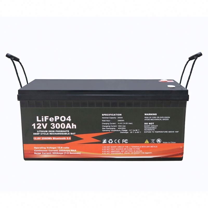 12.8V LifePo4 Energy Storage Battery 50Ah-400Ah Lithium Iron Phosphate Cells with BMS High Capacity 100Ah 200Ah 300Ah 400Ah