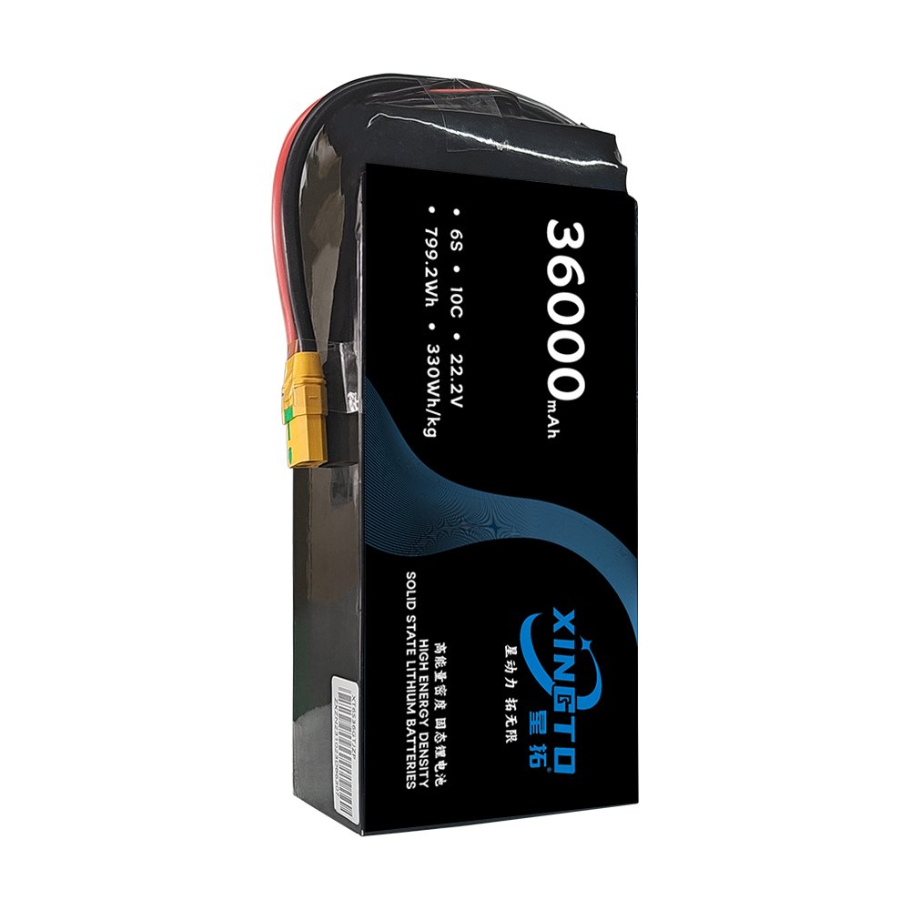 Top ranking Factory Wholesale 6S 36AH 22.2V 330Wh/kg 10C Solid state Lithium Ion Battery For Heavy Duty drone/UAV