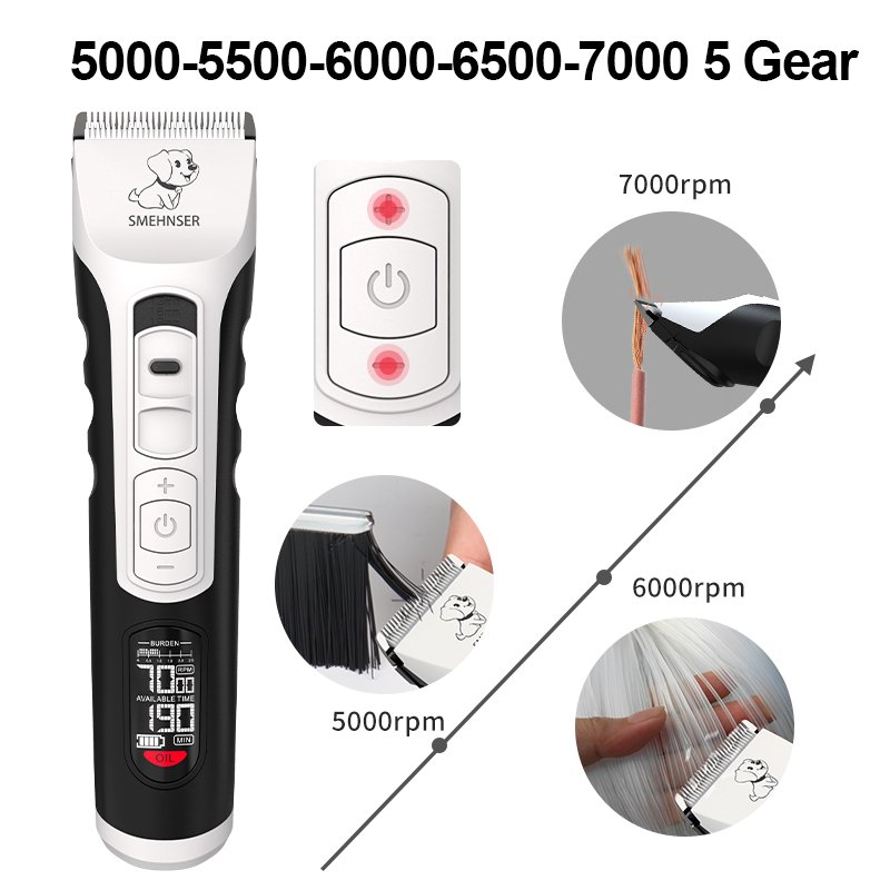 Animal Grooming Machine Dog Clippers Professional Grooming Trimmer Rechargeable Dog Grooming Kits For Dogs Pets and Animals