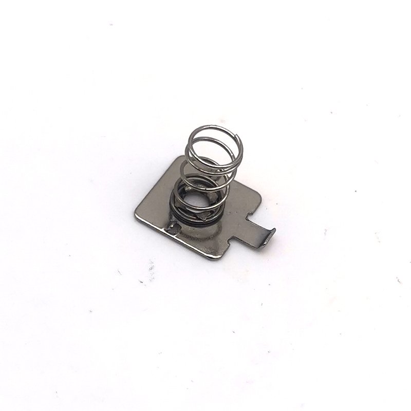 Customizes nickel plated battery springs electrical contact battery accessories pcb plate Touch button spring