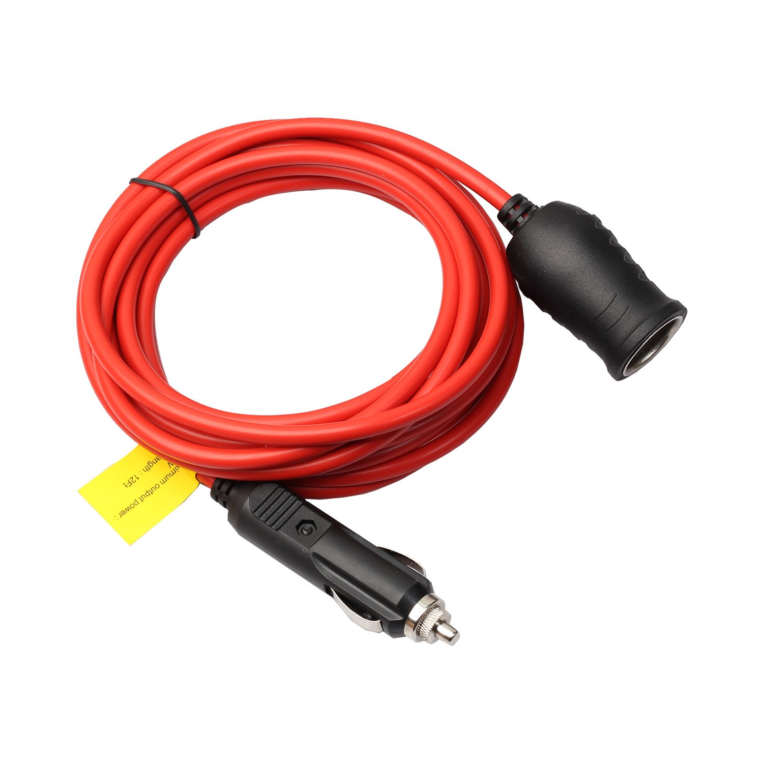 Customize 12-24V 15A 2*14AWG Silicone Cable 3.6 Meter 12 Feet Car Cigarette Lighter Extension Cable Plug Car Accessories