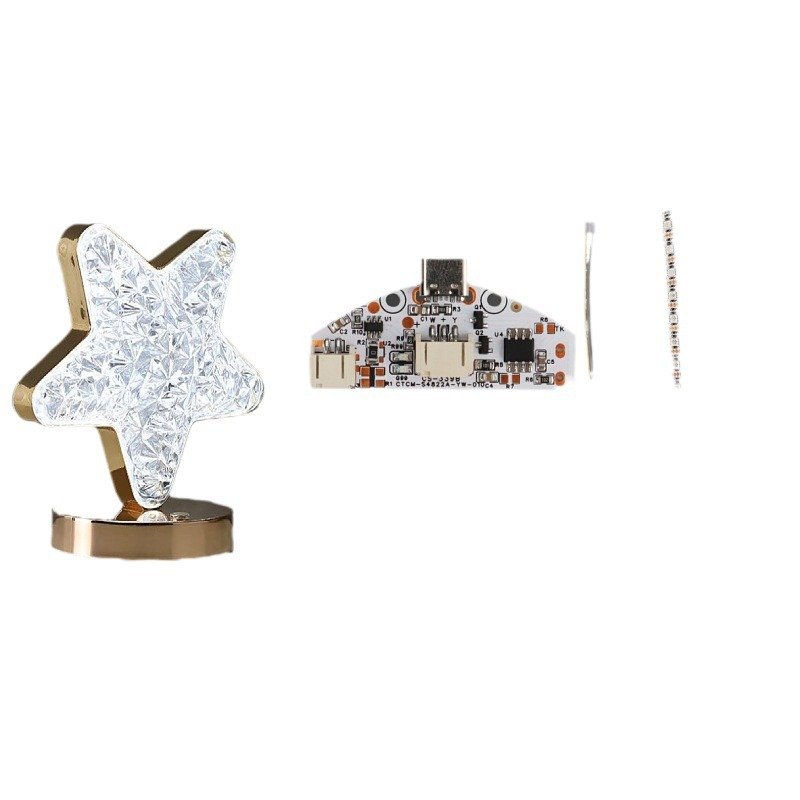 Factory sales Touch Switch Charging panel wiht light source board SKD for Night Light Moon light rose lamp Kit 5V