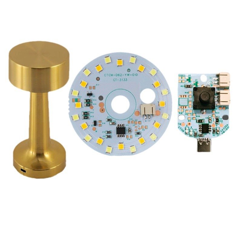 Factory sales Touch Switch Charging panel wiht light source board SKD for Night Light Moon light rose lamp Kit 5V