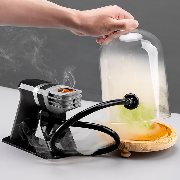 Smoking Gun Wood Smoke Infuser Flavor Blaster Smoker Machine with Accessories and Wood Chips - Cold Smoke for Food and Drinks