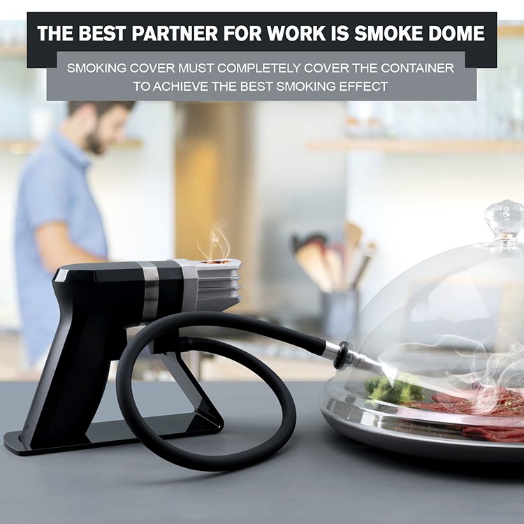 Smoking Gun Wood Smoke Infuser Flavor Blaster Smoker Machine with Accessories and Wood Chips - Cold Smoke for Food and Drinks