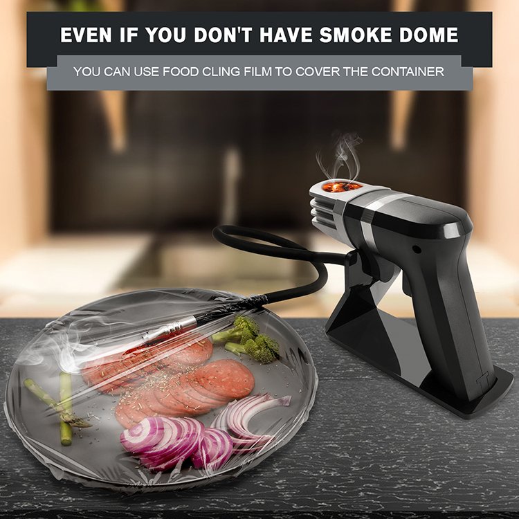 Smoking Gun Wood Smoke Infuser Flavor Blaster Smoker Machine with Accessories and Wood Chips - Cold Smoke for Food and Drinks