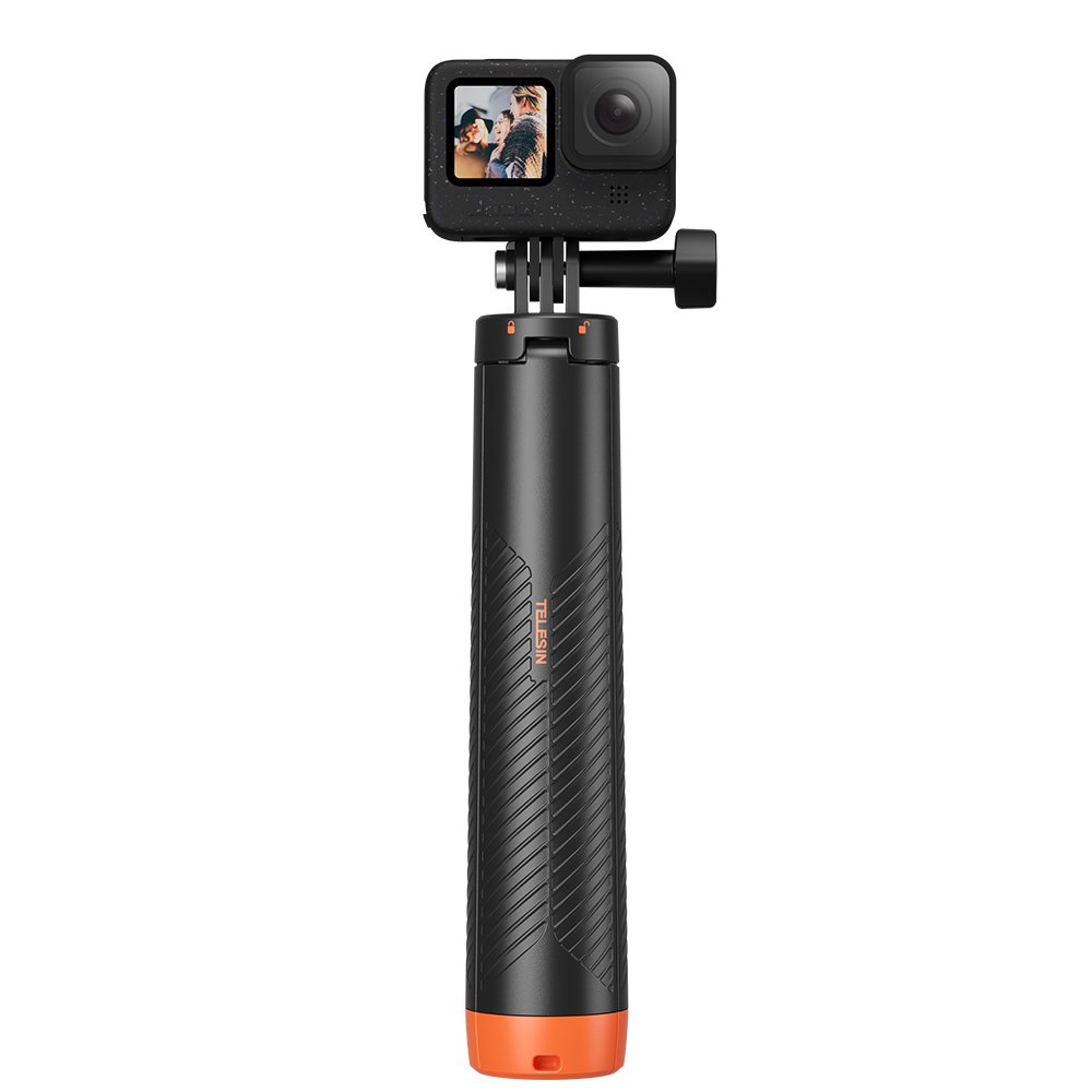 TELESIN New sport camera accessories for GoPro 13 DJI Insta630 Portable underwater Floating Tripod Selfie Stick