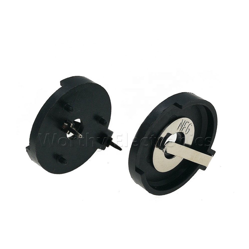 Electrical components accessories button battery 3V horizontal battery case BS-2477-2 CR2477 battery holder CR2477-BS-1